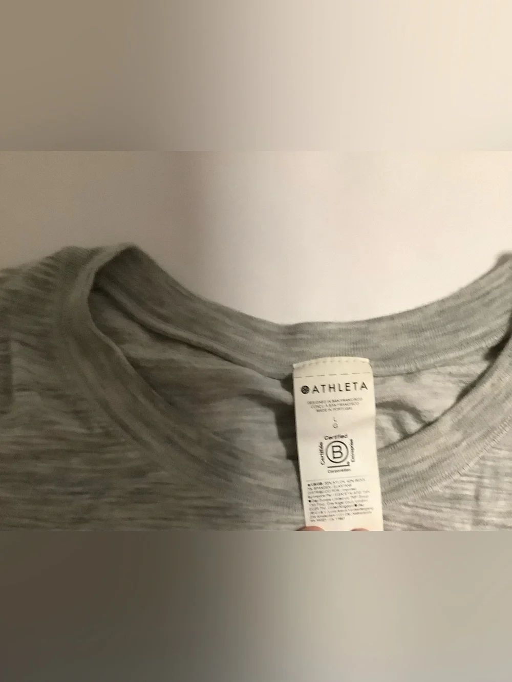 Athleta Kids Light Heather Gray Sleeveless Tank